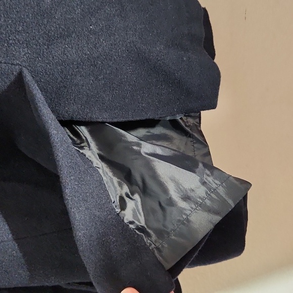 Apostrophe Womens jacket size 8 to 10  wool blend peacoat size 8/10 navy blue - Picture 6 of 12